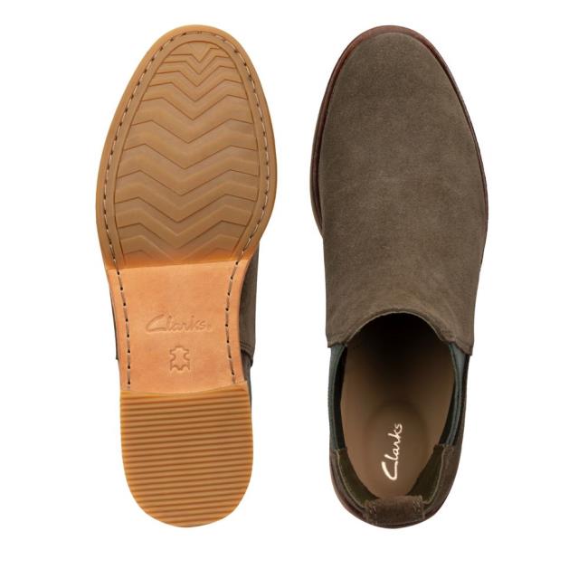 Női Clarks Clarkdale Arlo Bokacsizma Sötétolivazöld | CLK308OZV