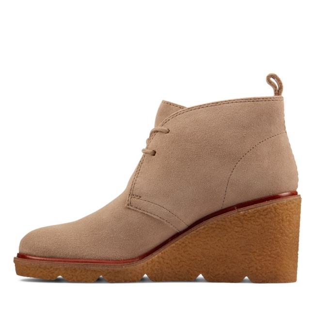 Női Clarks Clarkford DBT Bokacsizma Barna | CLK635QDG