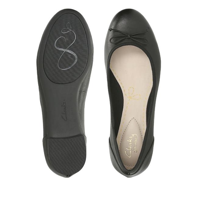 Női Clarks Couture Bloom Balerina Cipő Fekete | CLK357TBO