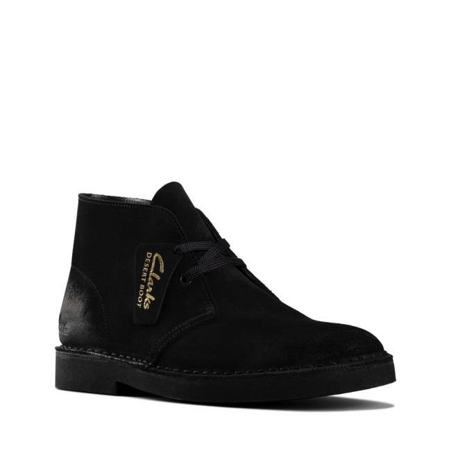 Női Clarks Desert Boot 2 Bokacsizma Fekete | CLK082NGX