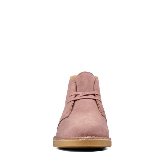 Női Clarks Desert Boot 2 Bokacsizma Rózsaszín | CLK127XCQ