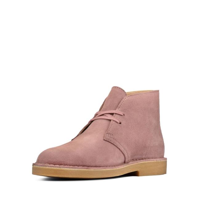 Női Clarks Desert Boot 2 Bokacsizma Rózsaszín | CLK127XCQ