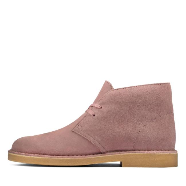 Női Clarks Desert Boot 2 Bokacsizma Rózsaszín | CLK127XCQ