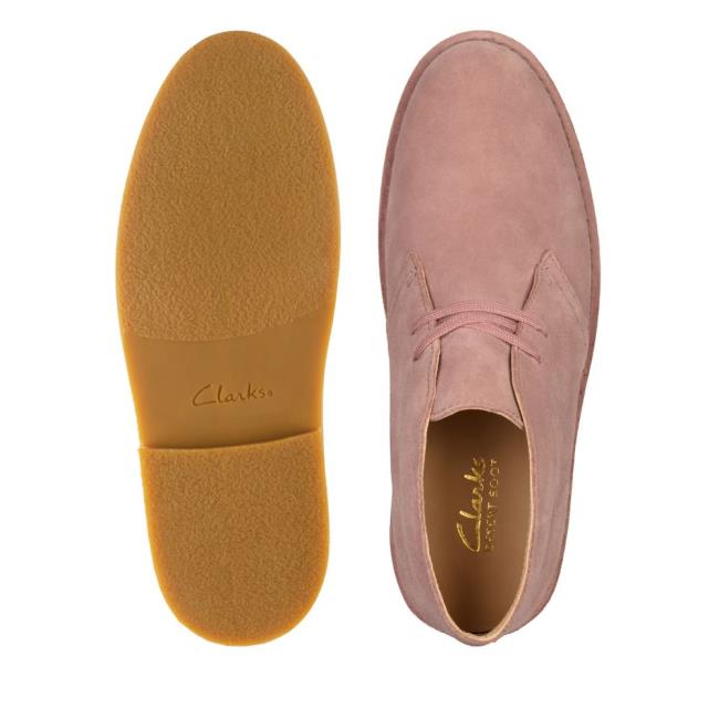 Női Clarks Desert Boot 2 Bokacsizma Rózsaszín | CLK127XCQ