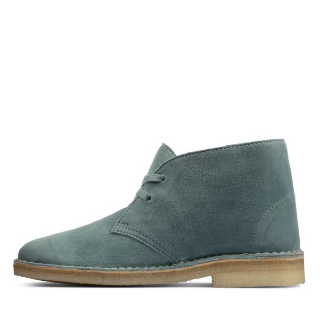 Női Clarks Desert Boot Bokacsizma Kék | CLK169OFE