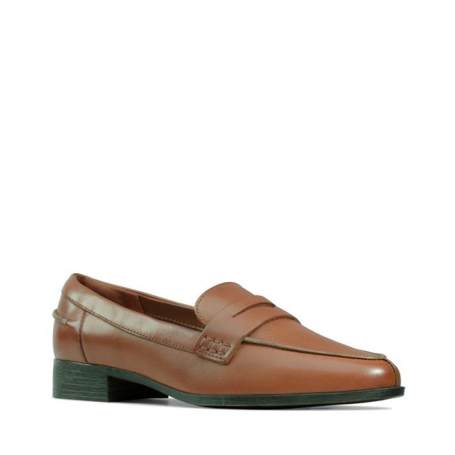 Női Clarks Hamble Loafer Mokaszin Barna | CLK739JLR