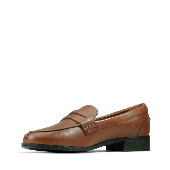 Női Clarks Hamble Loafer Mokaszin Barna | CLK739JLR