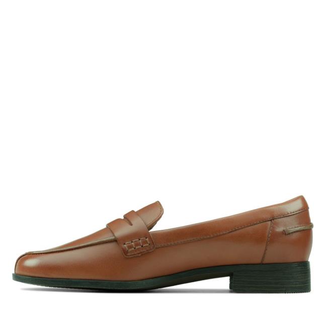 Női Clarks Hamble Loafer Mokaszin Barna | CLK739JLR