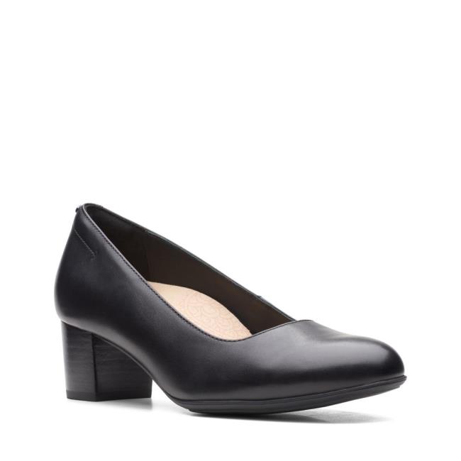 Női Clarks Linnae Pump Fekete Cipő Fekete | CLK962NDF