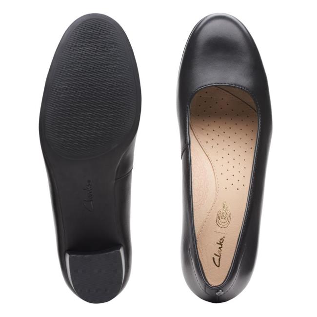 Női Clarks Linnae Pump Fekete Cipő Fekete | CLK962NDF