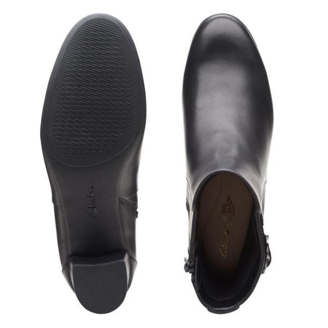 Női Clarks Linnae Up Bokacsizma Fekete | CLK698RJN