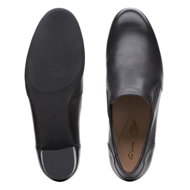 Női Clarks Linnae Way Fekete Cipő Fekete | CLK807TAM