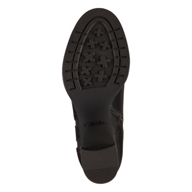 Női Clarks Mable Easy Bokacsizma Fekete | CLK862UKR