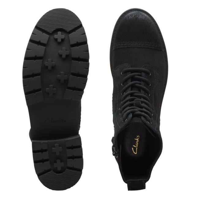 Női Clarks Orianna Cap Bokacsizma Fekete | CLK704EWO