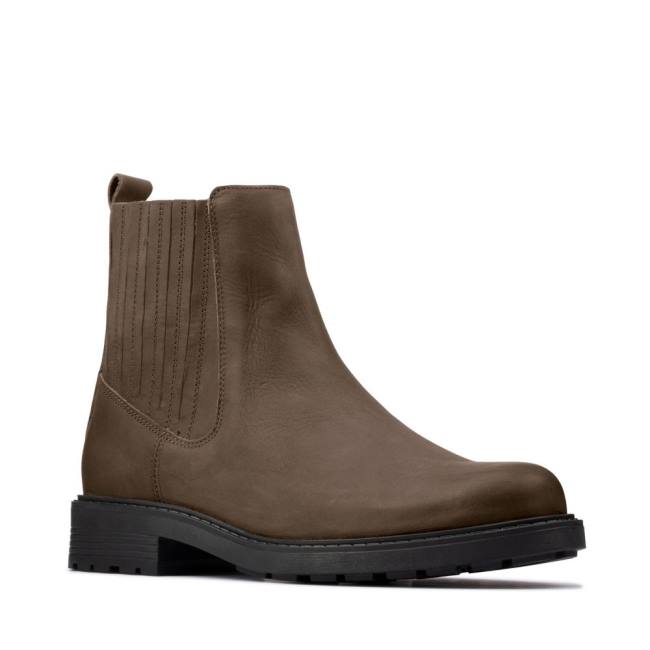 Női Clarks Orinoco2 Mid Bokacsizma Sötétolivazöld | CLK698BAM