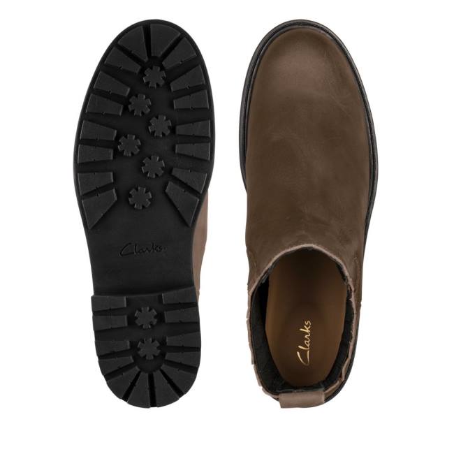 Női Clarks Orinoco2 Mid Bokacsizma Sötétolivazöld | CLK698BAM