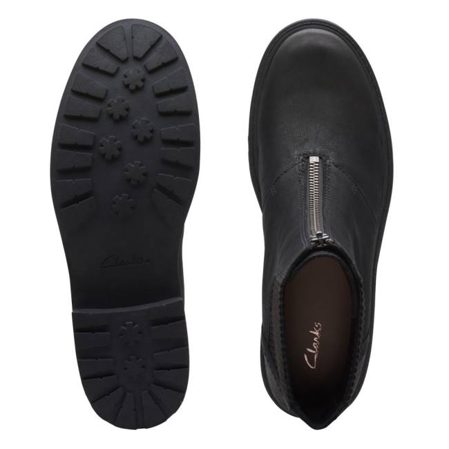 Női Clarks Orinoco2 Up Bokacsizma Fekete | CLK961JKL