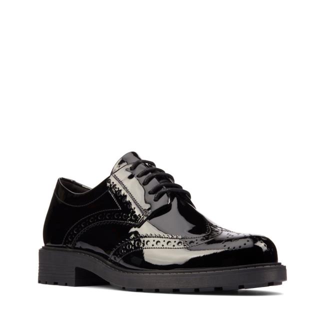 Női Clarks Orinoco 2 Limit Brogue Cipő Fekete | CLK075RWT