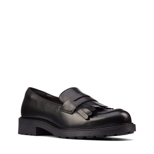 Női Clarks Orinoco 2 Loafer Balerina Cipő Fekete | CLK319UAT