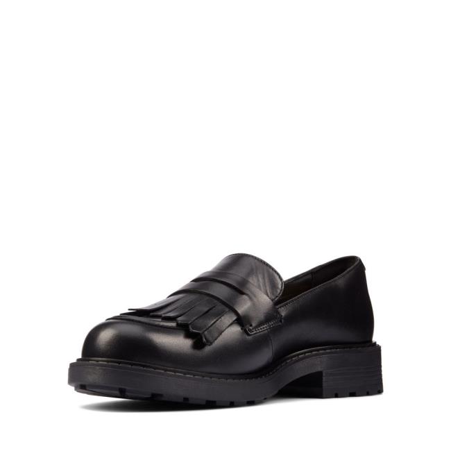 Női Clarks Orinoco 2 Loafer Balerina Cipő Fekete | CLK319UAT