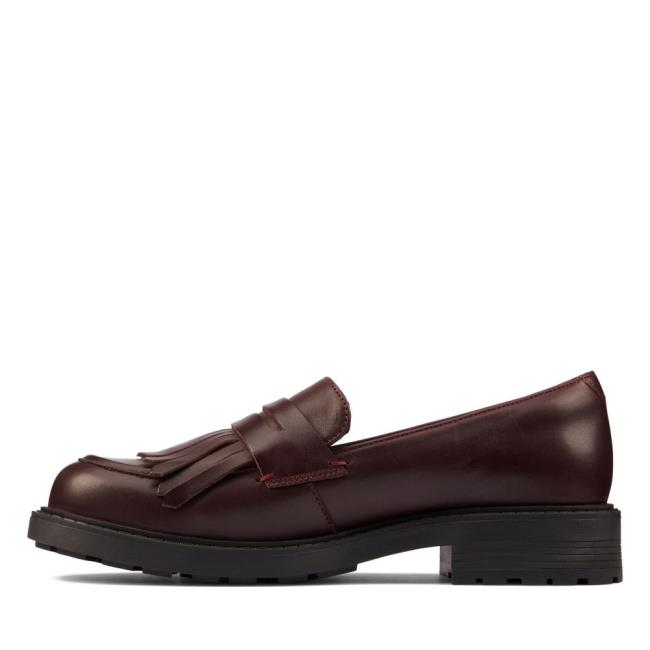 Női Clarks Orinoco 2 Loafer Mokaszin Bordó | CLK385ETH