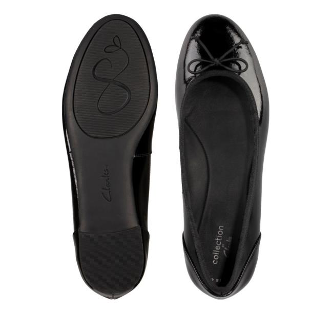 Női Clarks Patale Pump Fekete Cipő Fekete | CLK795OEI