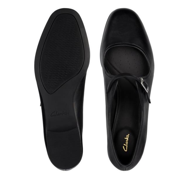 Női Clarks Pure Lapos Fekete Cipő Fekete | CLK463WTH