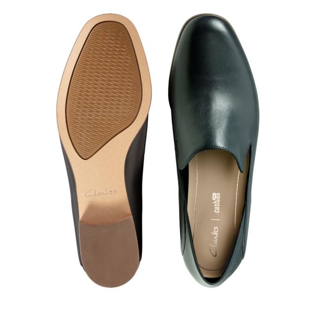 Női Clarks Pure Viola Balerina Cipő Fekete | CLK527DOW