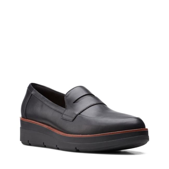 Női Clarks Shaylin Step Fekete Cipő Fekete | CLK924OYL