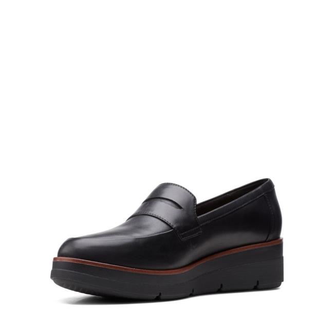 Női Clarks Shaylin Step Fekete Cipő Fekete | CLK924OYL