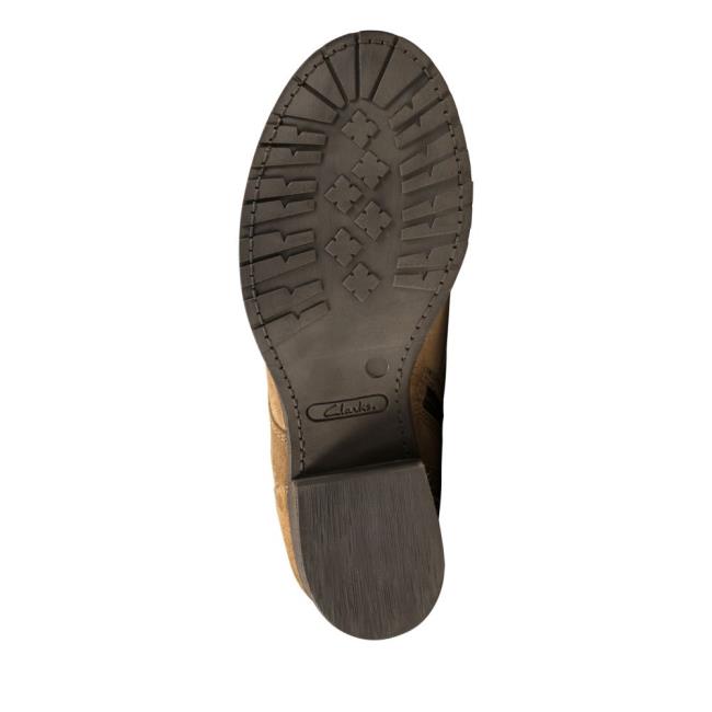 Női Clarks Thornby Csipke Bokacsizma Barna | CLK698WFP