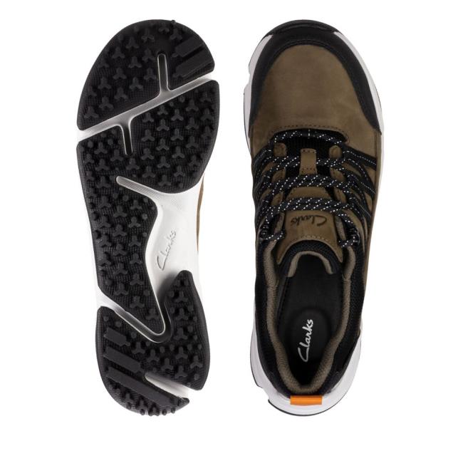 Női Clarks Tri Path Lo GORE-TEX Tornacipő Sötétolivazöld | CLK358PKW