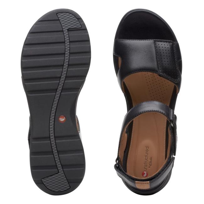 Női Clarks Un Adorn Calm Szandál Fekete | CLK369ZLG