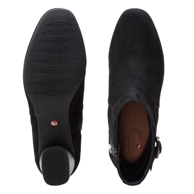 Női Clarks Un Cosmo Vibe Bokacsizma Fekete | CLK058WEI