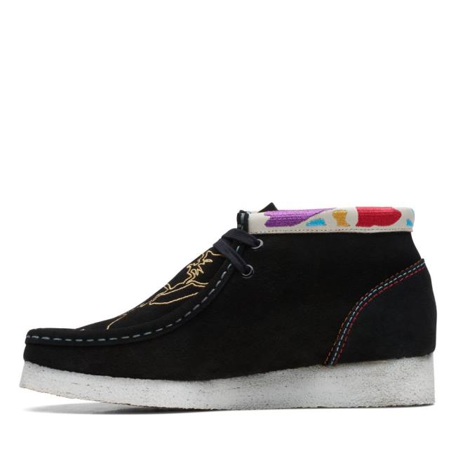 Női Clarks Wallabee Alkalmi Csizma Fekete | CLK350CUJ