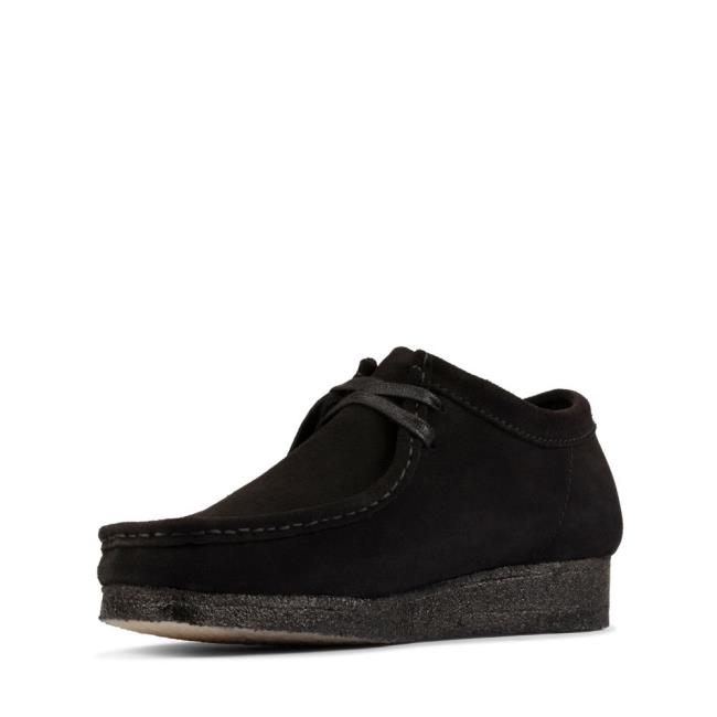 Női Clarks Wallabee Balerina Cipő Fekete | CLK869YUD