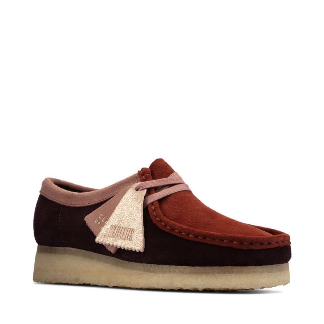 Női Clarks Wallabee Balerina Cipő Rózsaszín | CLK614ZXM