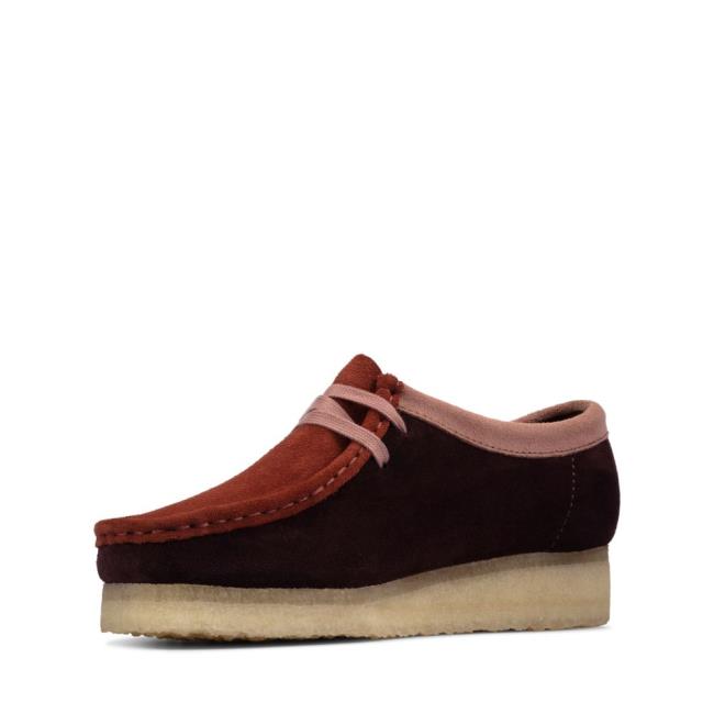 Női Clarks Wallabee Balerina Cipő Rózsaszín | CLK614ZXM