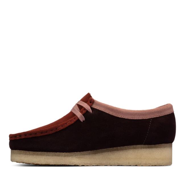 Női Clarks Wallabee Balerina Cipő Rózsaszín | CLK614ZXM