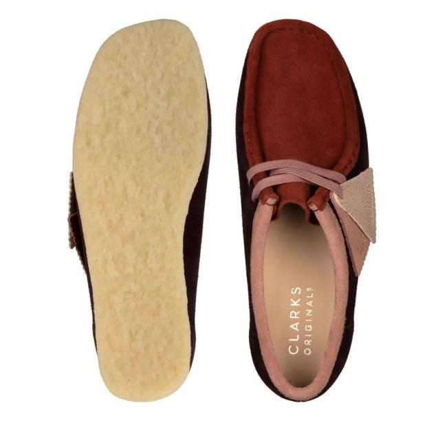 Női Clarks Wallabee Balerina Cipő Rózsaszín | CLK614ZXM