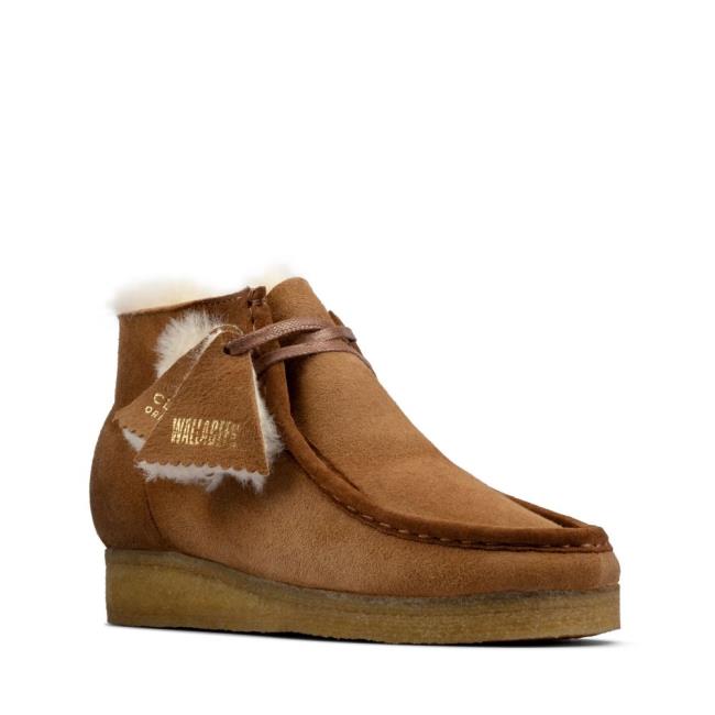 Női Clarks Wallabee Boot Bokacsizma Barna | CLK270ZKA