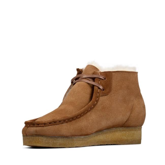 Női Clarks Wallabee Boot Bokacsizma Barna | CLK270ZKA