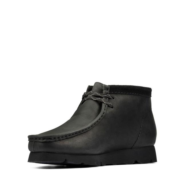 Női Clarks Wallabee Boot GORE-TEX Alkalmi Csizma Fekete | CLK174UWZ