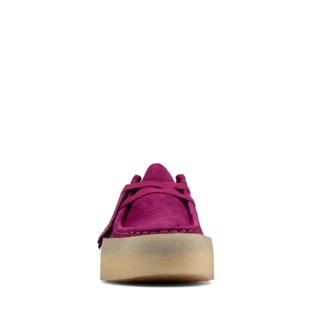 Női Clarks Wallabee Cup Balerina Cipő Lila | CLK701BDP