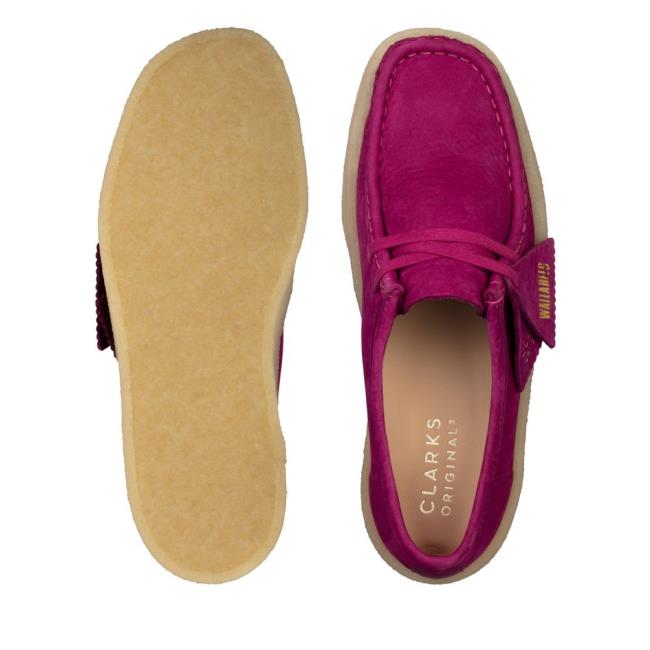 Női Clarks Wallabee Cup Balerina Cipő Lila | CLK701BDP