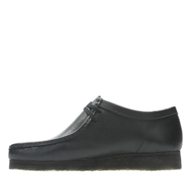 Női Clarks Wallabee Fekete Cipő Fekete | CLK729BRA