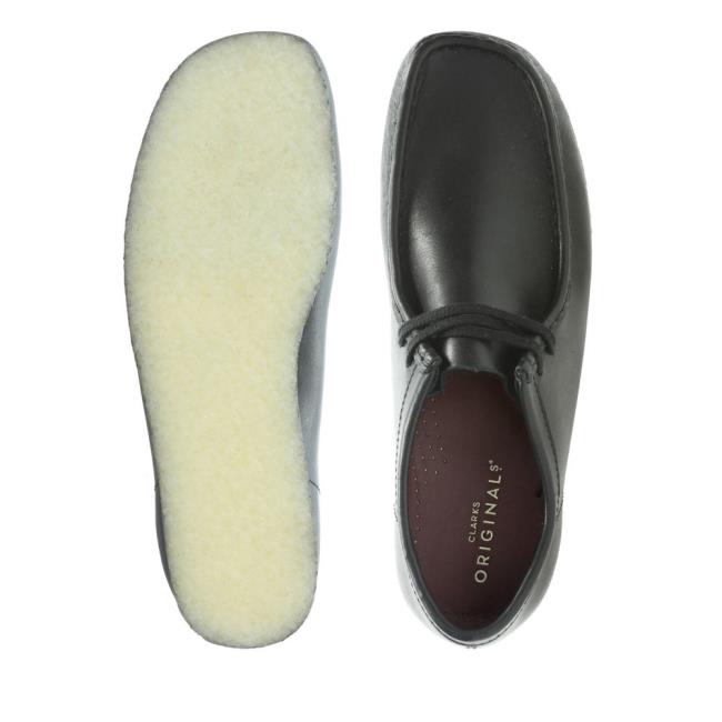 Női Clarks Wallabee Fekete Cipő Fekete | CLK729BRA